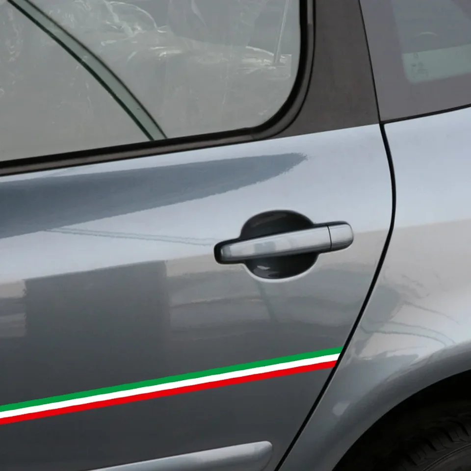 10 Adesivi Bandiera Italia - Sticker Per Auto, Moto, Casco, Laptop E Tuning - Foto 8