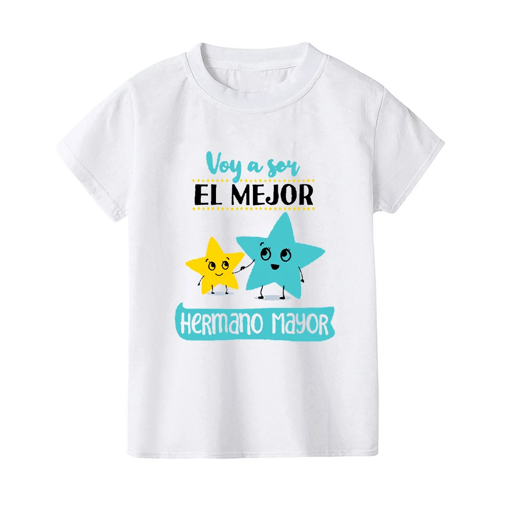 Im Going To Be The Best Big Sister Kids Short Sleeve T-shirts for 1-8 Year New Born Toddler Shirts Pregnancy Announcement Tees 3
