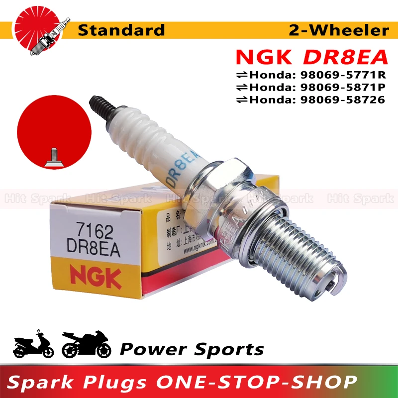

100Pcs/Lot Motorcycle spark plug DR8EA 7162 box (no small package)