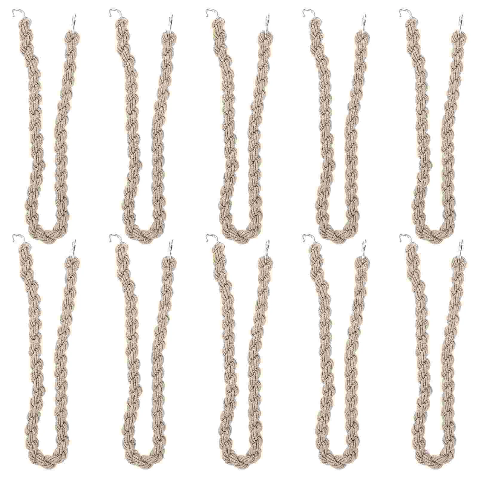 

10 Pcs Leggings Elastic Trouser Strap Camping Boot Bands for Portable Ropes Major Lace up Straps Reusable Cycling
