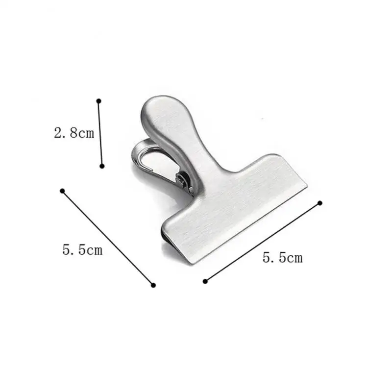 Sealing Clips 1-8PCS Stainless Steel for Food Storage Bag Home Kitchen