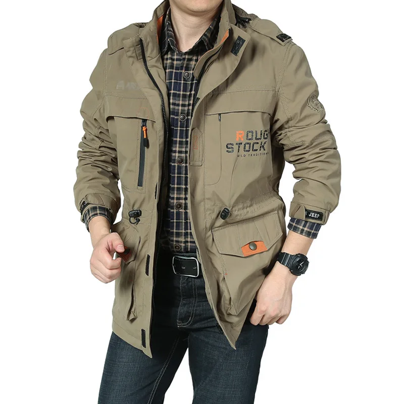 Veste business casual 2024 homme - Manteau sport coupe-vent léger printemps escalade