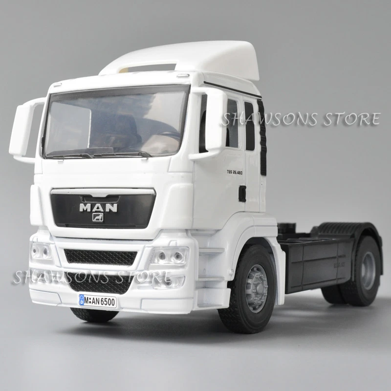 Joy City 1:32 Scale Diecast Metal Truck Model Toy Man Tgs 26.480 Semi ...
