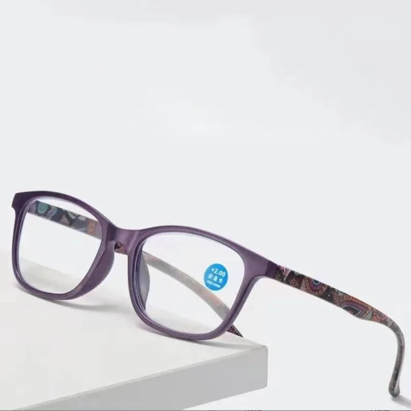 

Модные женские очки для чтения с цветочным принтом, полимерные очки для чтения, женские очки для чтения + 1,0 ~ + 4,0