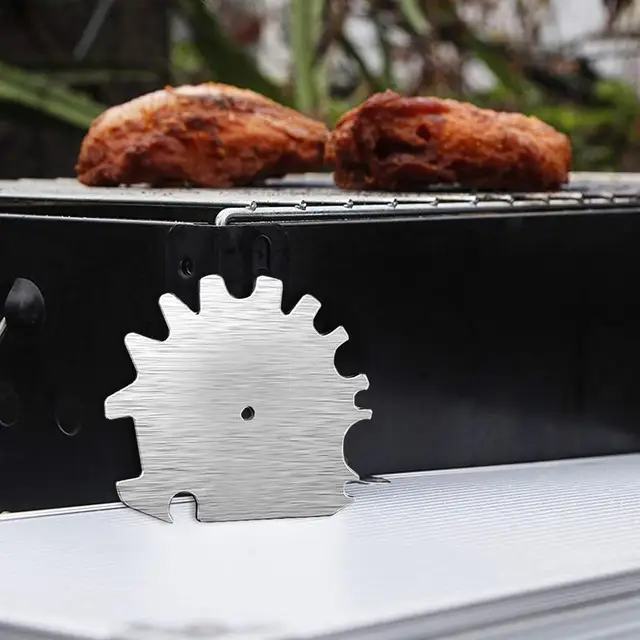 Barbecue Grill Bbq Kefe Tiszta Szerszám Cink Ötvözet Sörte Ingyenes Tapadás Nélküli Tisztító Kefék Kiegészítők Minden Grilltípushoz - Image 2