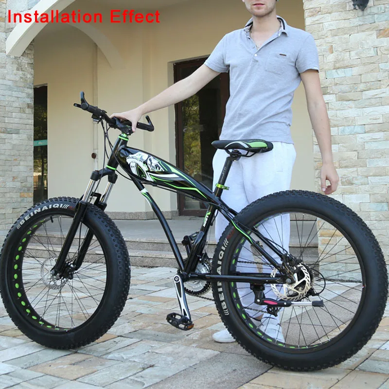 Paire De Roues VTT Fat Bike 20 Pouces – Jantes Larges 80mm – 36 Trous – Freins Disque