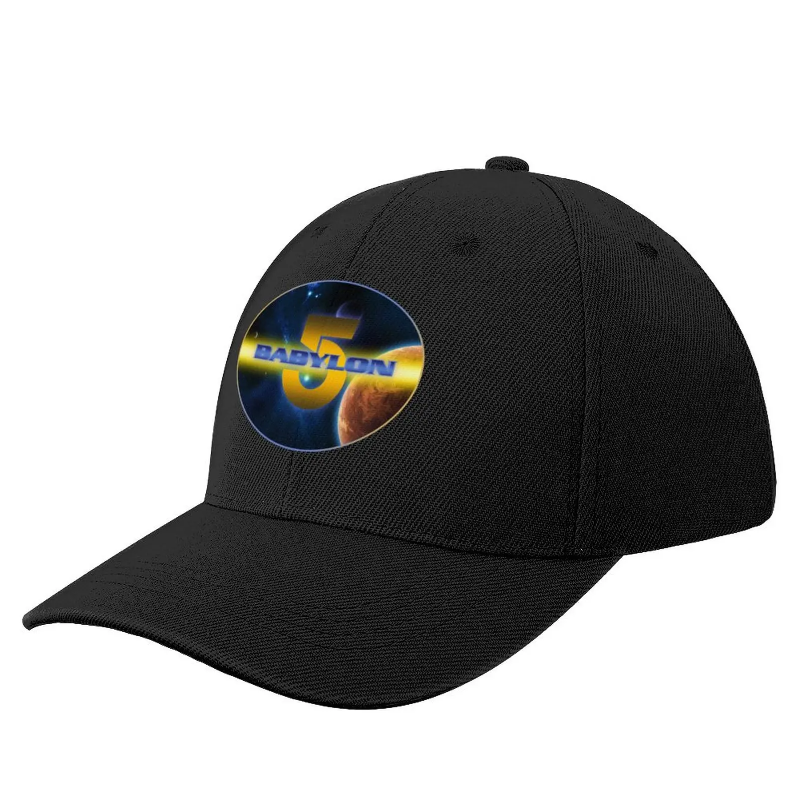 

Babylon Space Station 5 with Planets and Stars Baseball Cap Golf Hat Hip Hop fishing hat Trucker Hat Man Hat Women's