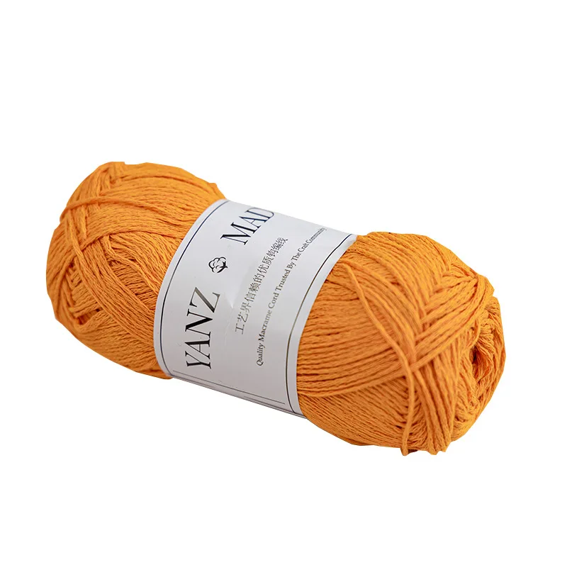 100g 200Meters Hollow Cotton Yarn Cotton Linen Thread 1mm Hand Woven DIY Hook Woven Bag Hat Storage Material Yarn Knitting 5
