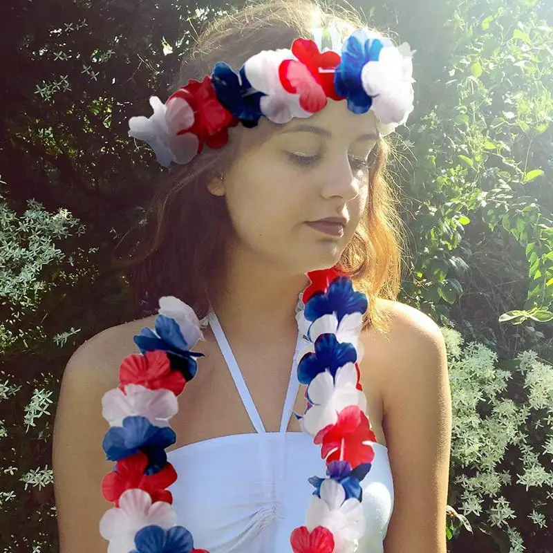 

Red White And Blue Garland Peony Wreath Door Decoration Wedding Wreath Flower For Home Door Decoration Garland Artificial Flower