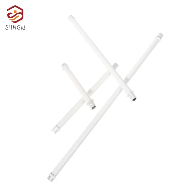 Lighting Accessories M10*1 Tooth Tube Lamp Double-headed External Tooth Hollow Metal Rod 10cm 15cm 20cm 30cm 40cm 50cm 1Pc led lamp accessories