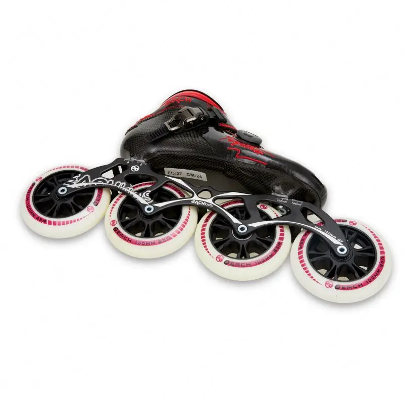 Outdoor Professional speed roller skates adult 4 wheel sneakers speed roller skate shoes