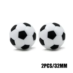 Set of 2 Resin Table Soccer Balls for Interactive Indoor Gaming Experience (32mm)