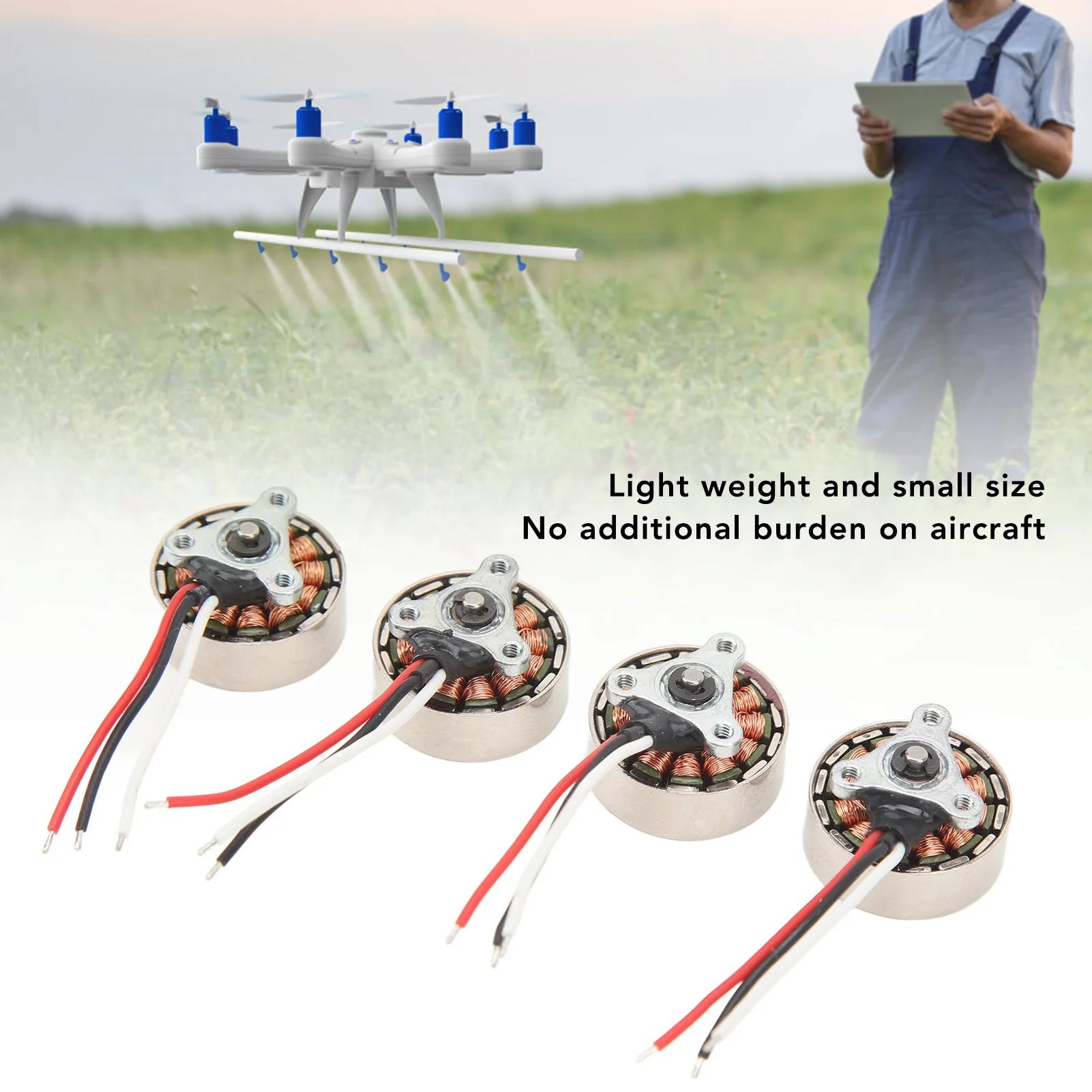 Lot de 5 Moteurs Brushless 1503 pour Avion RC 4 Axes - Léger et Puissant