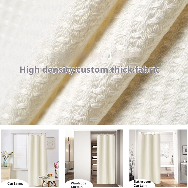 Waterproof Mildew-Proof Shower Curtain Set - Modern Plant Print with 12 Hooks