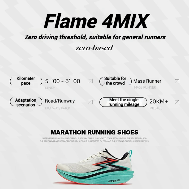 361 Degrees Flame 4.0 MIX Men’s Running Shoes 2