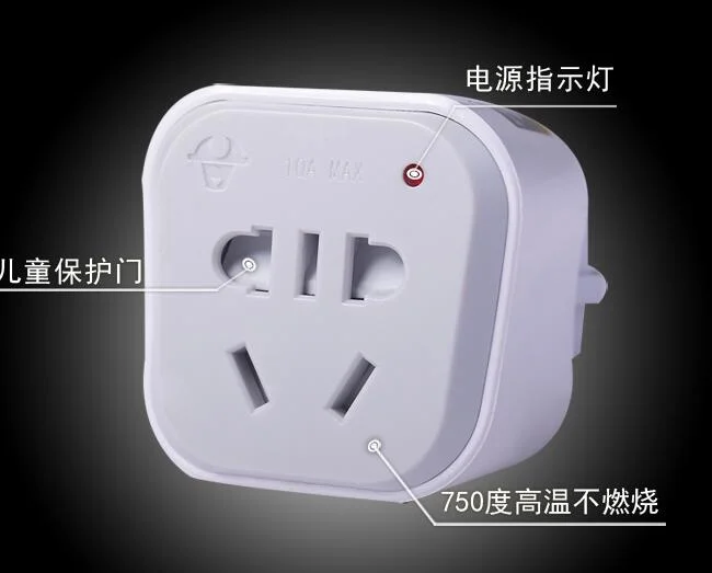 BULL GN-901 Socket converter Australia  New Zealand converter to  Europe Standard or  china  2pins plug tingdong 2pcs universal eu us to au nz power plug travel adapter converter 2 flat pin for australia new zealand