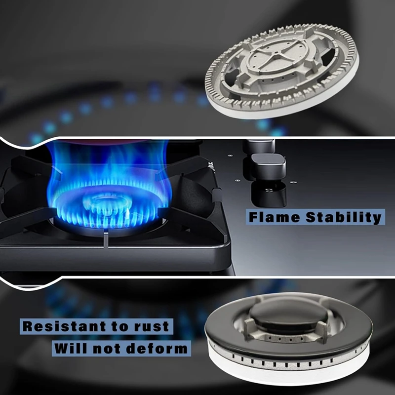 Gas Stove Burner Caps Set 5 PS Compatible For SABAF Top Covers Replacement gas stove parts