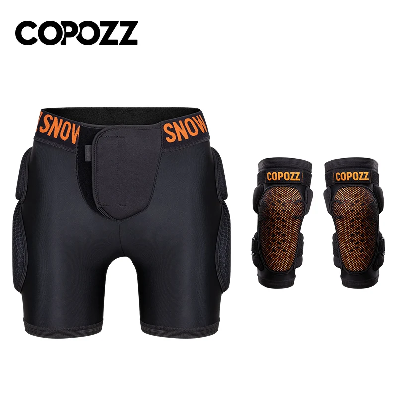 COPOZZ dzieci ochronne ochraniacze na biodra narciarstwo snowboardowe spodenki ochronne odporność na upadek rolki Skate Butt Pad spodnie Protecter