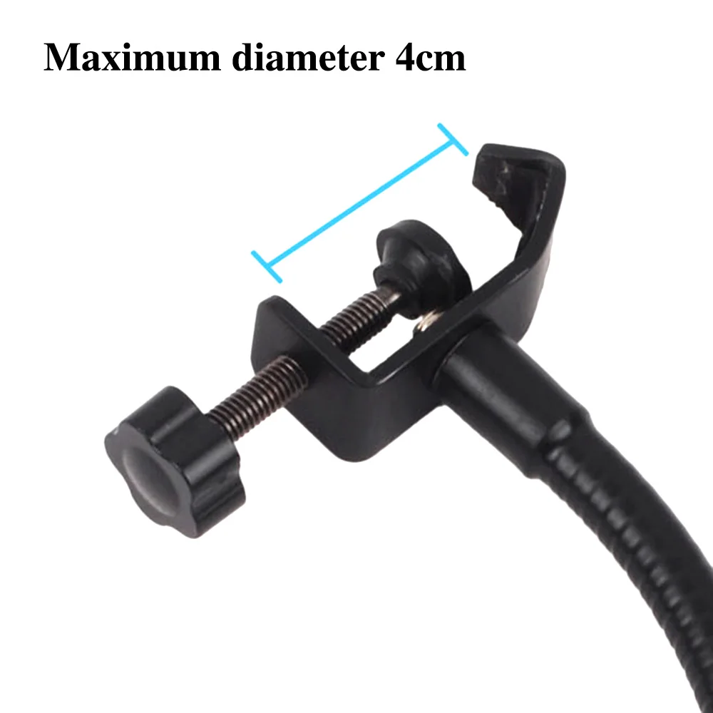 Hose Microphone Clip With Table Clip Microphone Stand For Broadcast Studio Live Broadcast Equipment Station Mic Arm Desk Mount