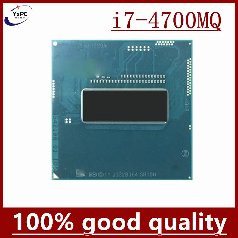 

i7-4700MQ i7 4700MQ SR15H 2.4 GHz Quad-Core Eight-Thread CPU Processor 6M 47W Socket G3 PGA946B