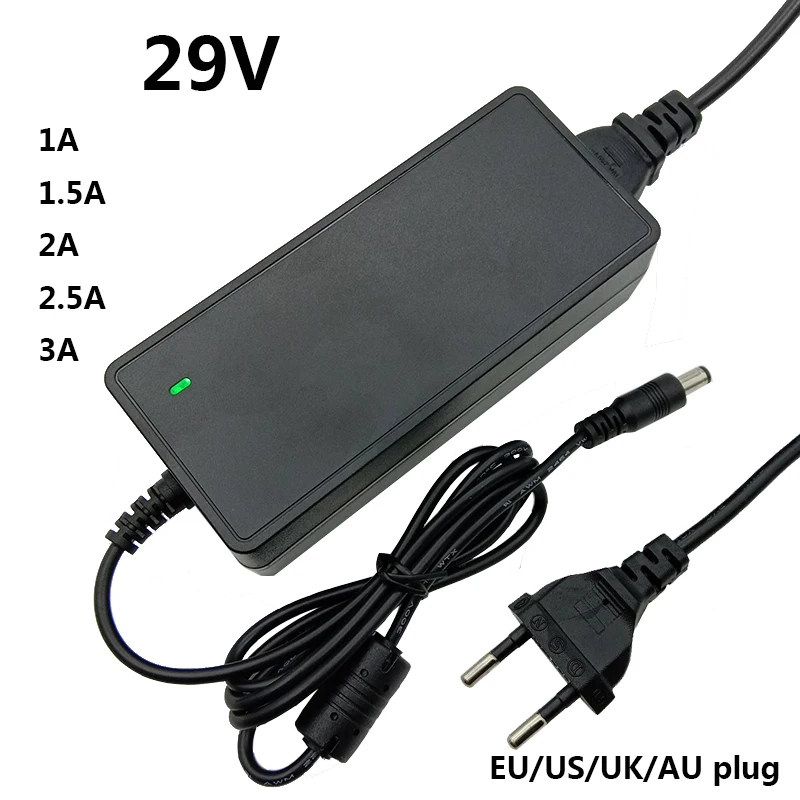 29 V 1A 1.5A 2A 2.5A 3A Convertitore Di Alimentazione Adattatore Di Alimentazione Universale 29 V Volt Adattatore Ac Dc 5.5*2.1-2.5Mm 29 V3A 29 V2A Ad