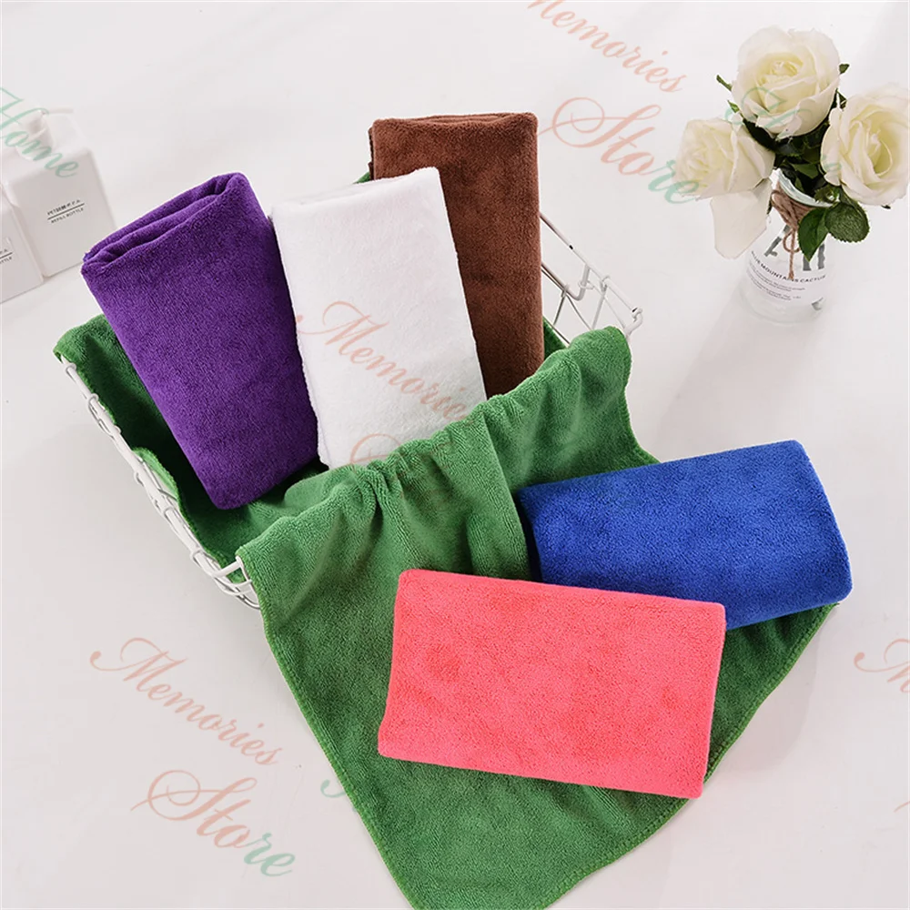 Customized Fine Fiber Towel 35 x75cm Thicked Pet Towel Personalized Embroidered Name Beauty, Hair Care, Cleaning Soft Towels 4