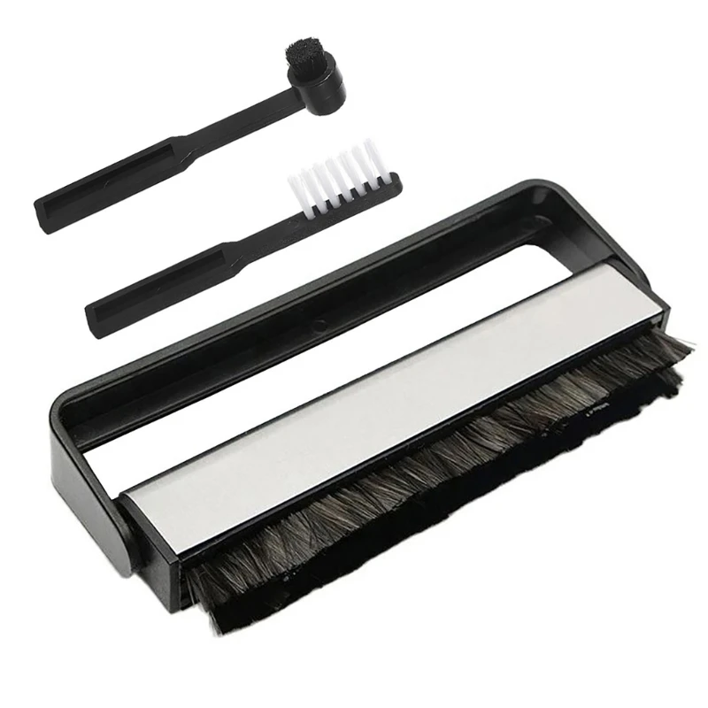 M17B 레코드 청소 브러시 먼지 제거제 브러시 레코드 앨범 먼지 떨이 브러시 도구
