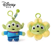 Anime Disney Alien Mr.Q Stuffed Plush Toy Backpack Pendant Cartoon Cute Keychain Doll keyring Children's Toy Birthday Party Gift 2