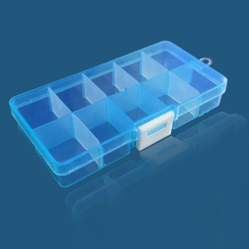 tool tote bag 10 Grid Tool Box Screws Orginizer Box Parts Storage Cells Electronic Components Box Small Things Tools Case Plastic Containers portable tool chest Tool Storage Items