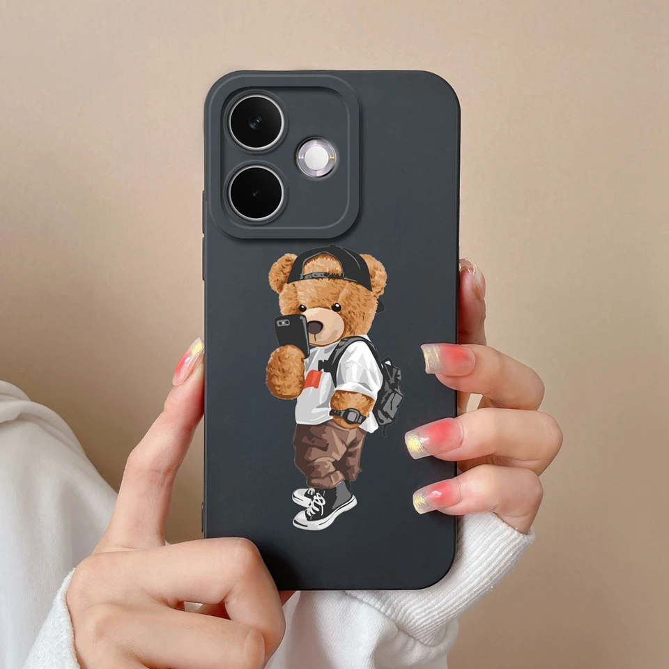 Colorful Love Heart Camera Protection Antifouling Soft Phone Case Cover