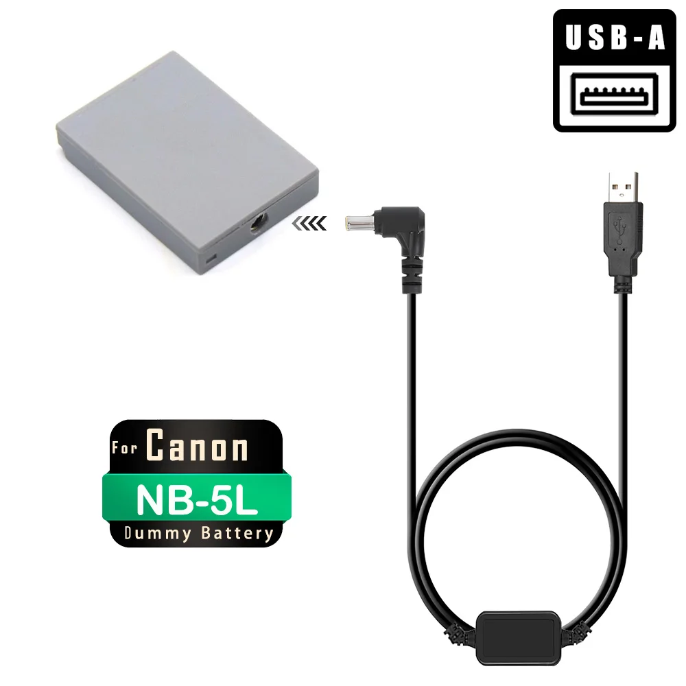 

DR-30 DC Coupler NB-5L Dummy Battery For Canon S110 SD700 SD790 SD850 SD870 SX200is SX210IS SX220HS SX230HS CB-2LXE SD950 SD IS