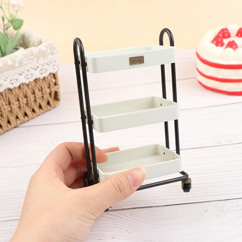 1:12   ̴Ͼó 3 ̾ 丮 īƮ ÷  ִ ֹ īƮ Modle Toys Doll House Accessories