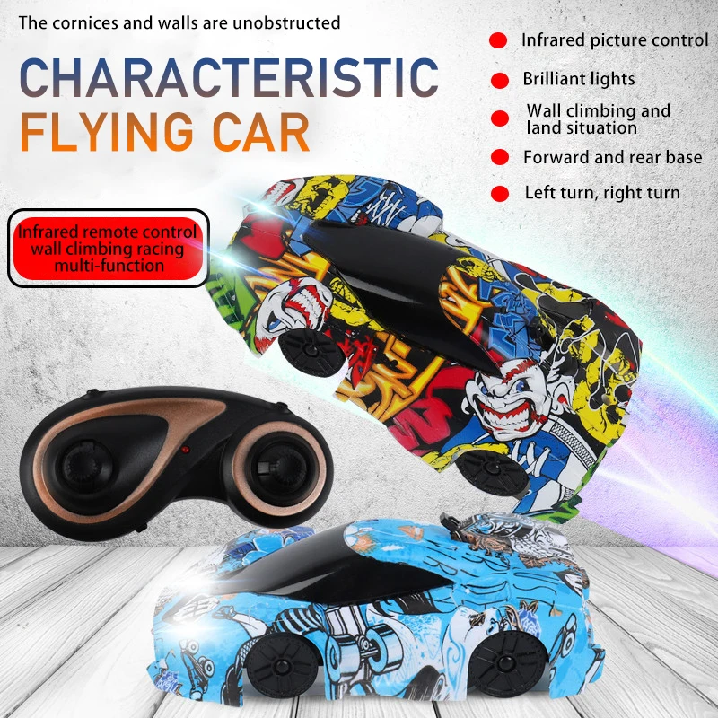 Rc Car Climbing Ceilling Electric Car Radio Remote Control Machine Model Anti Gravity Drift Racingtoys Children Gift