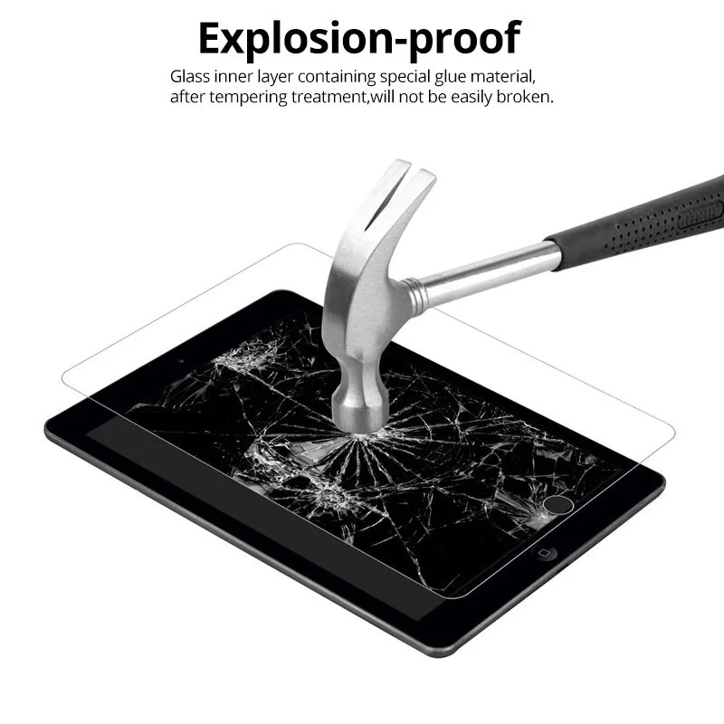 For Samsung Galaxy Tab A 10.5 2018 SM-T590 SM-T595 SM-T597 Tablet Bubble Free Scratch Proof HD Tempered Glass Screen Protector 6