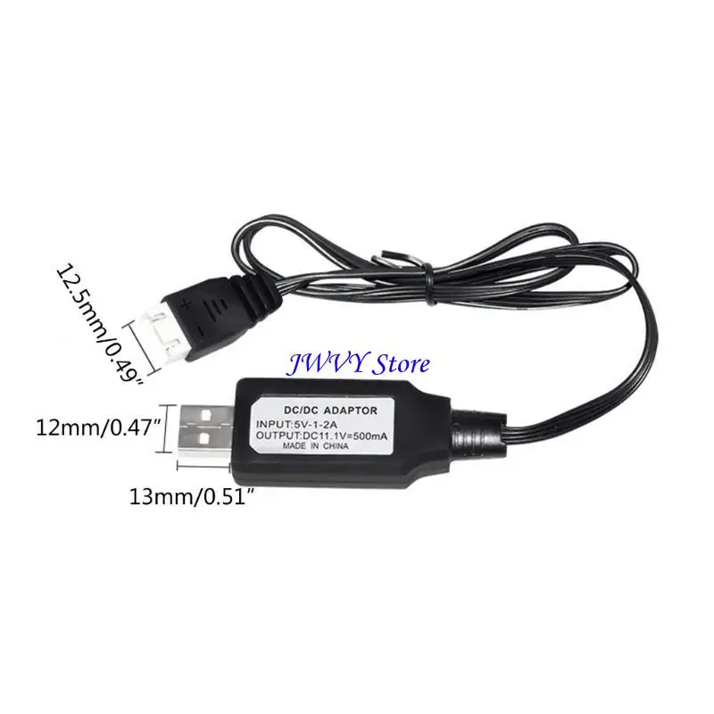 Câble de charge USB 11.1V pour batterie Lipo RC voiture hélicoptère
