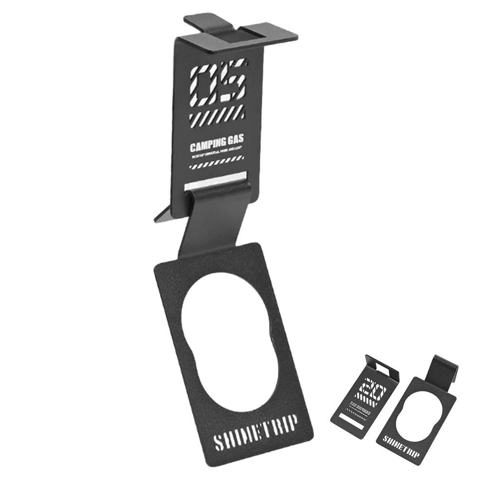 Butane Gas Tank Hanger Clip Stainless Steel Camping Table Hangers Portable Camping Gas Hanger Clip for IGT Camping Table