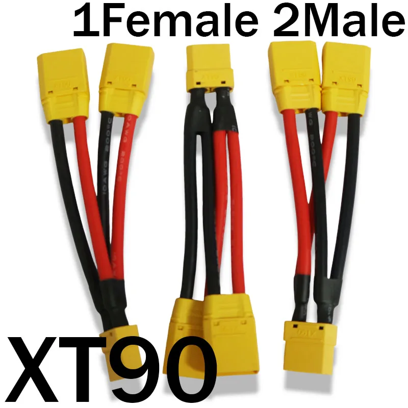 Lot de connecteurs XT90 pour batterie RC - Mâle/Femelle 1 à 3 pièces