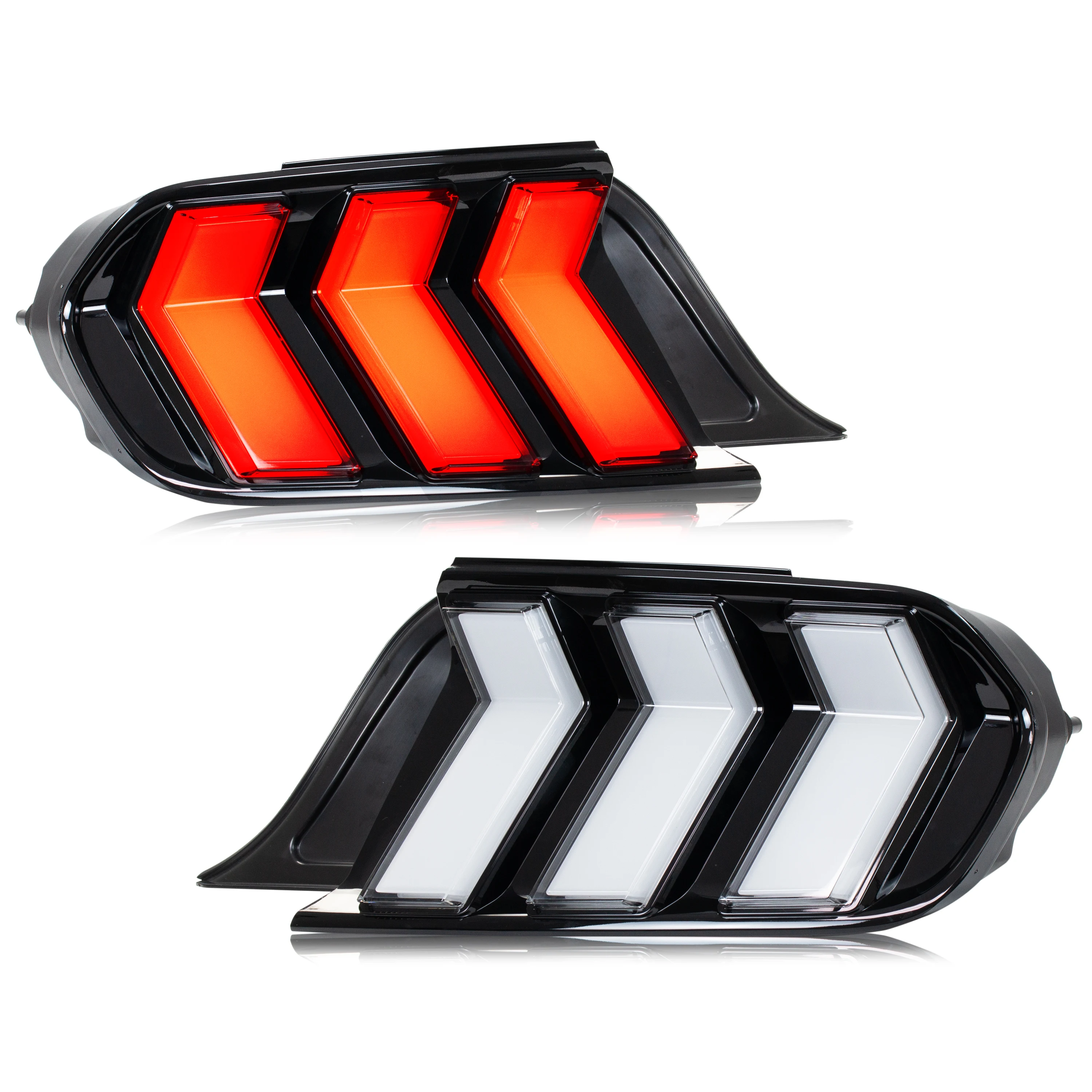 LED 2023+ Tail Lights for Ford Mustang 2015-2022 6th GEN 5 Modes Start-up Animation Sequential Signal Rear Lamps