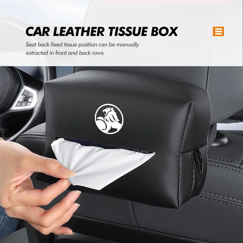 자동차 시트백 티슈 박스 가죽 팔걸이 종이 케이스 보관 가방 홀덴 아스트라 코모도어 크루즈 트레일블레이저 콜로라도용 액세서리