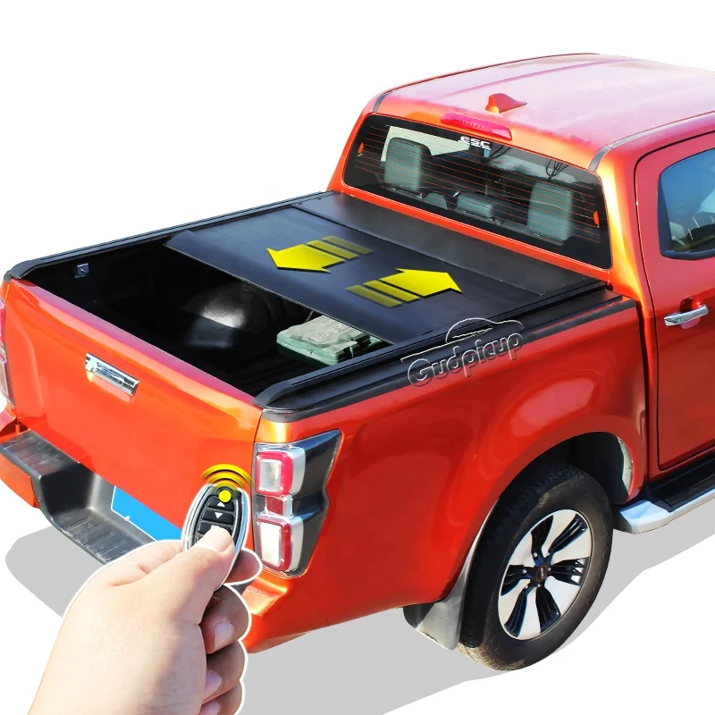 

pickup Waterproof Electric Retractable Tonneau Cover Roller Shutter Lid Truck Bed Cover For ford f150