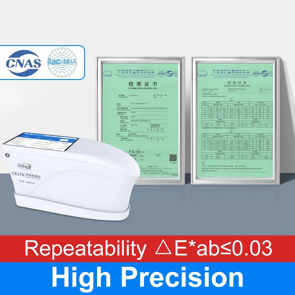 Spectrophotometer Portable Colorimeter CIE Lab CMYK RGB Color Tester Pantone NCS RAL Color Matching for Paint Coating