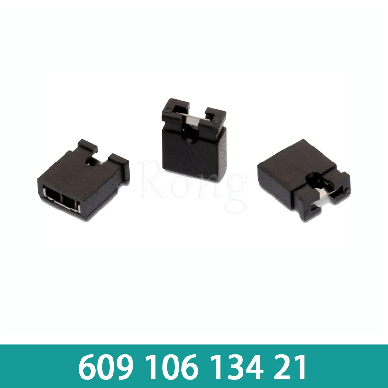 

10PCS 60910613421 2.54mm pitch 6Pin WURTH WR-PHD with test point jumper cap Connector