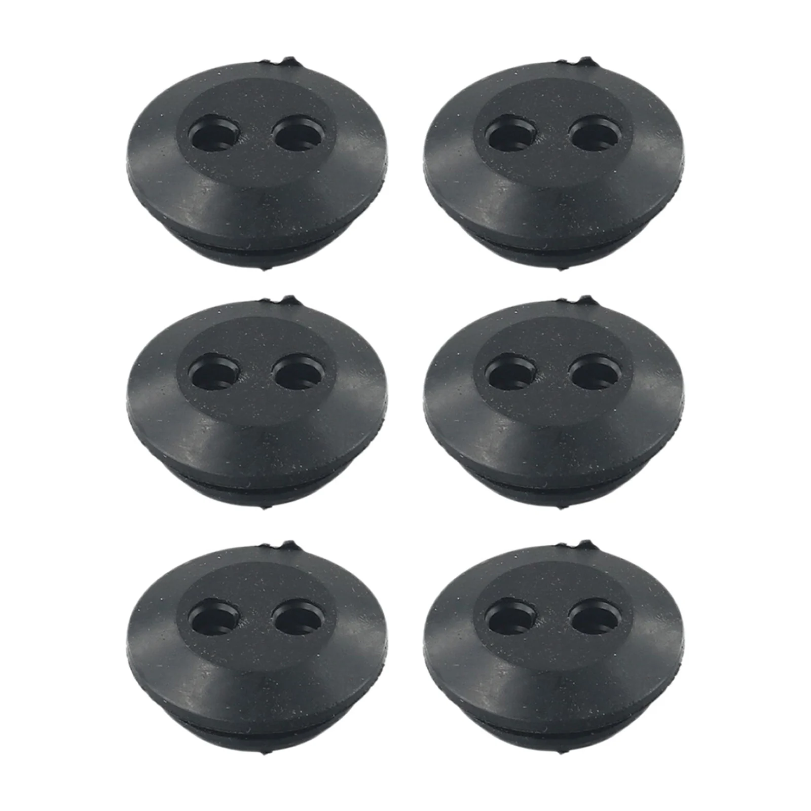 6Pcs Tank Kraftstoff Dichtung Ösen Ersatz Gummi Tülle 2-Loch Kraftstoff Tank Starke Abdichtung Tülle Für Garten trimmer Freischneider – Detail 4