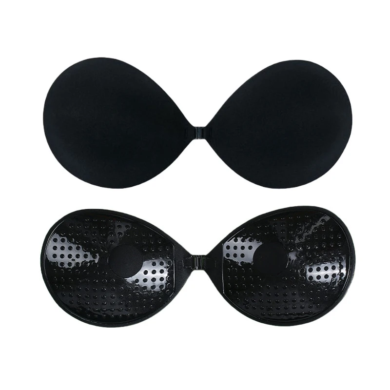 Round Cup Women's Chest Patch Front Button Small Chest Gathering Invisible Bra Strap Wedding Patch