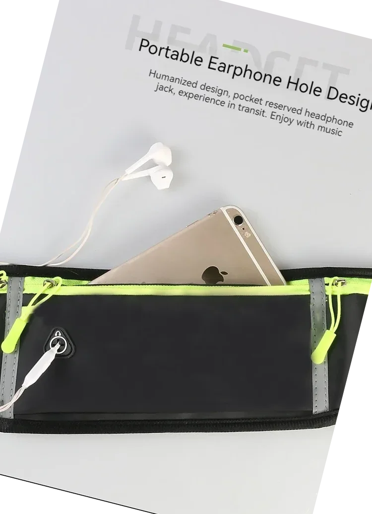 Waist bag outdoor sports running fitness cell phone waterproof small hanging bag coin purse
