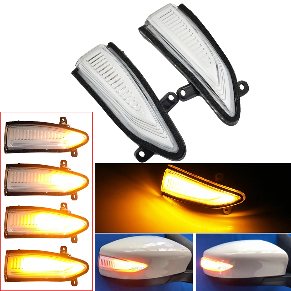 

Пара для Nissan Altima Teana L33 2013 2018 Sylphy Sentra B17 Tiida Pulsar C13 светодиодный динамический сигнал поворота