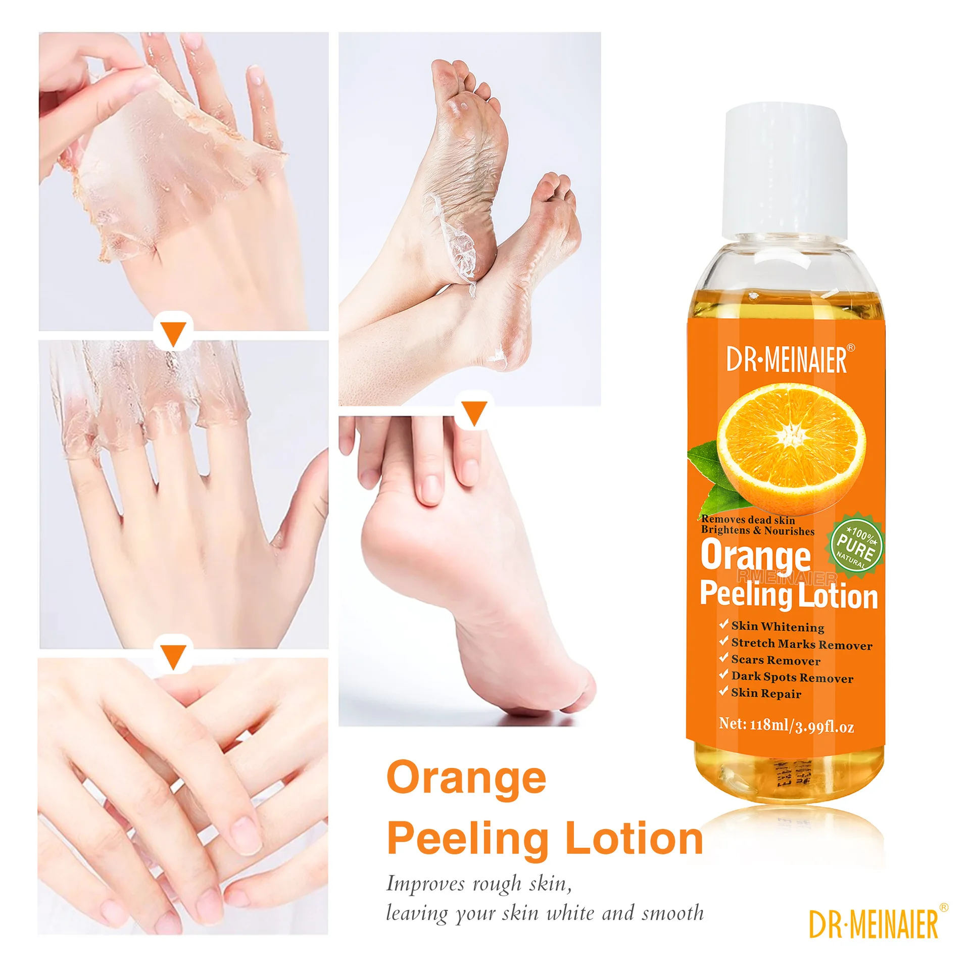 Fresh orange peeling oil Brightens skin tone and removes spots Skin repair exfoliating body oil for hands and feet Skin care czap102wt h13 clean compact hepa air purifier 12 hour timer 150 square feet removes allergens dust and pollutants promotes