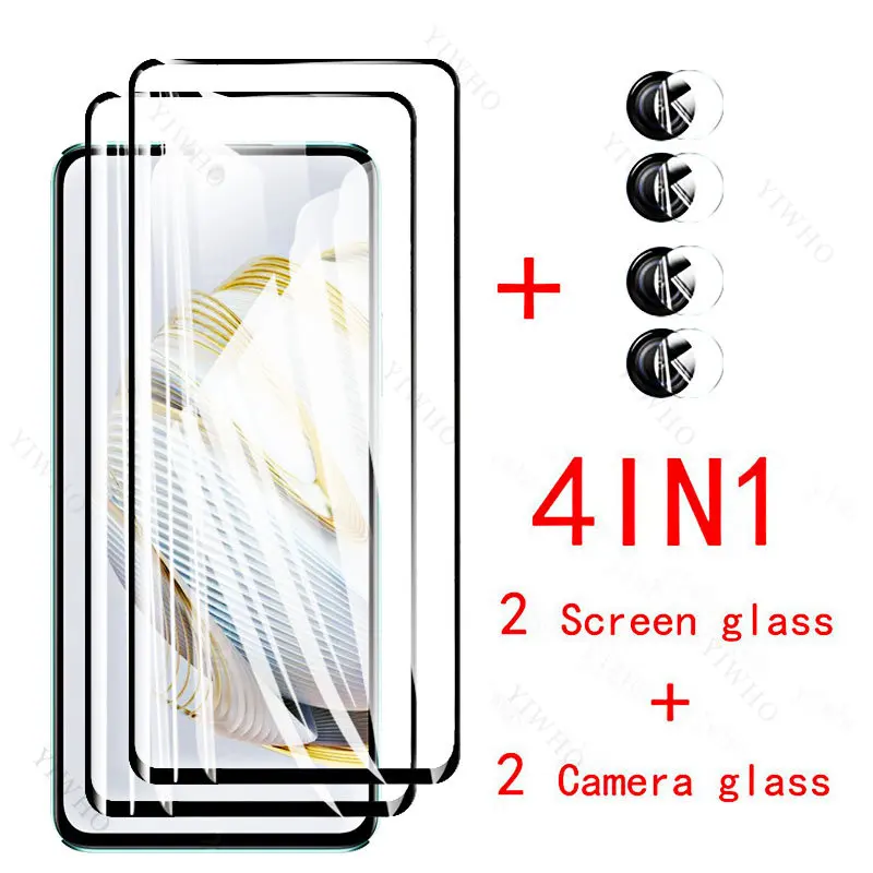 4 In1 Per Huawei Nova 10 Se Glass Per Huawei Nova 10Se Z Proteggi Schermo In Vetro Temperato Per Huawei Nova 9 Se 8I Youth Lens Glass