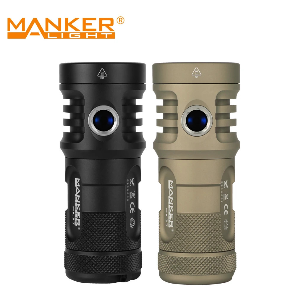 Прожектор Manker MK37 высокой мощности 5800 люмен 935 метров/3000 1450 метров карманный