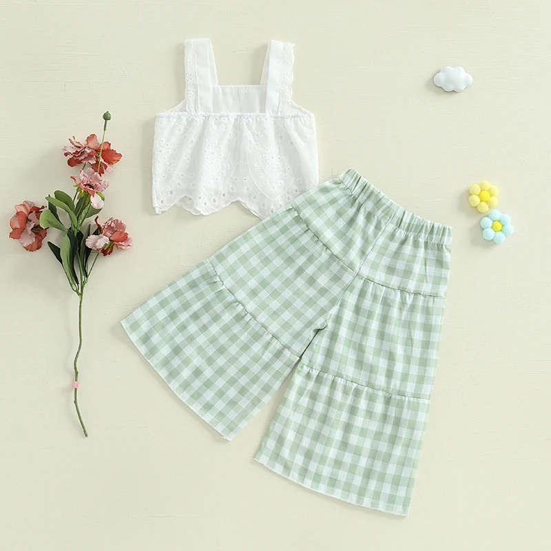 Lioraitiin Toddler Girl Summer Clothes Set